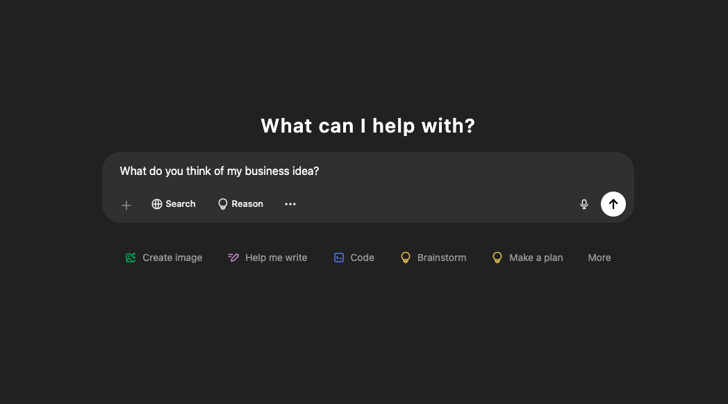 Practical everyday AI applications interface showing how to structure business data using LLMs