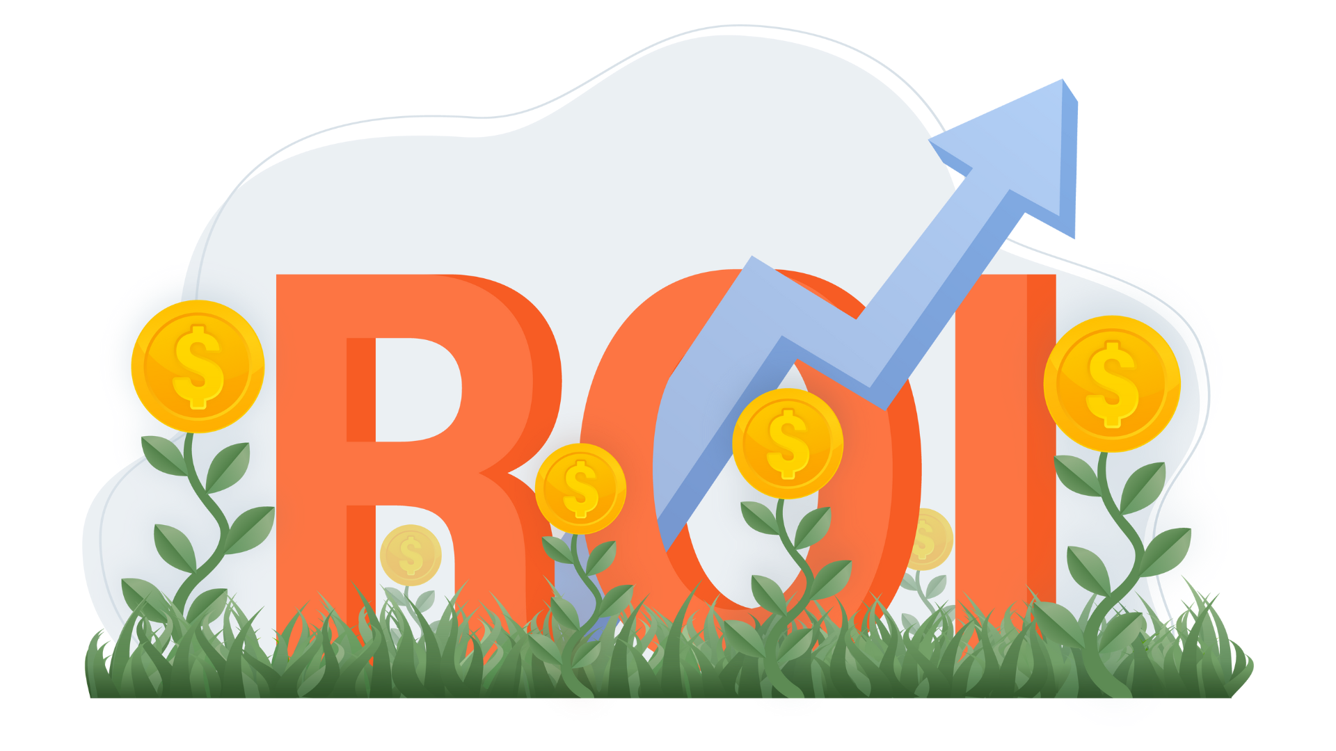 ROI calculator showing presentation automation time and cost savings for marketing agencies