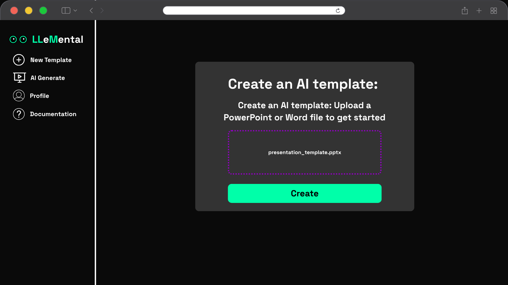 PowerPoint template variable configuration interface showing precise content structure control
